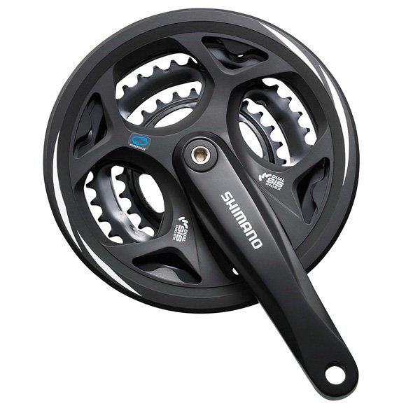 Mechanizm korbowy Shimano Altus FC M311 7 8rz. 48T 175mm czarny z os on