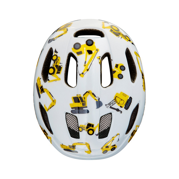 Kask dziecięcy Lazer Pnut KinetiCore — Diggers, rozmiar Uni (46–52 cm)