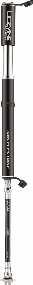 Pompka ręczna Lezyne Road Drive Large — czarna, 160 PSI, 28,3 cm