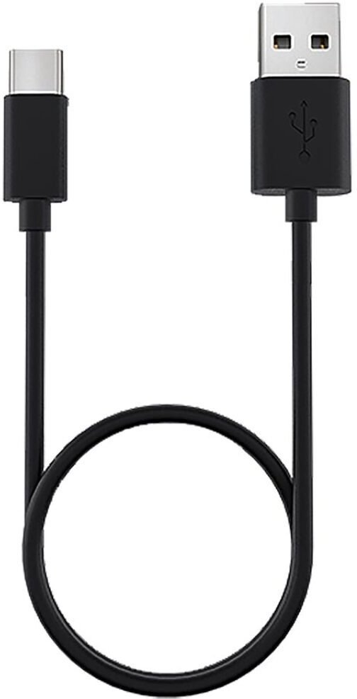 Kabel ładujący Lezyne USB-C → USB-A 30 cm — czarny