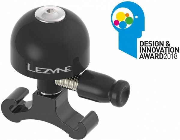 Dzwonek rowerowy Lezyne Classic Brass Bell S All Black — czarny
