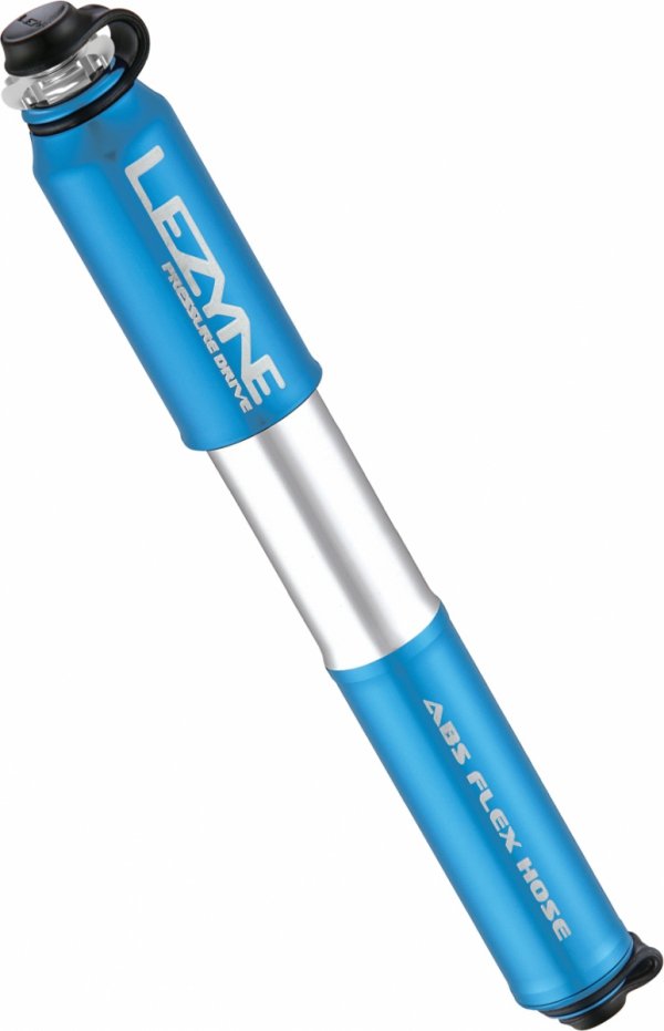 Pompka ręczna Lezyne CNC Pressure Drive Medium — niebieska