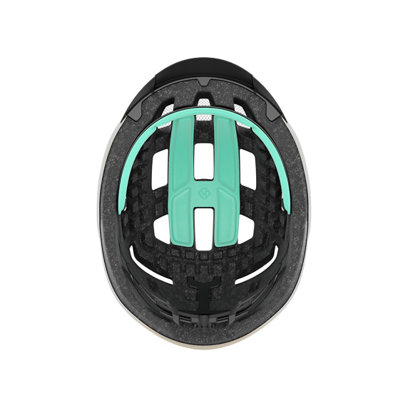 Kask rowerowy Lazer Codax KinetiCore CE-CPSC — Ice Grey, Uni (54–61 cm) + moskitiera