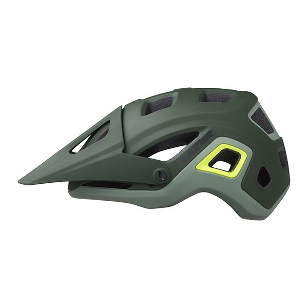 Kask Lazer Impala Matte Dark Green F-Yellow roz.S 