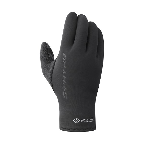 Rękawiczki docieplające SHIMANO S‑Phyre czarne rozmiar XL męskie