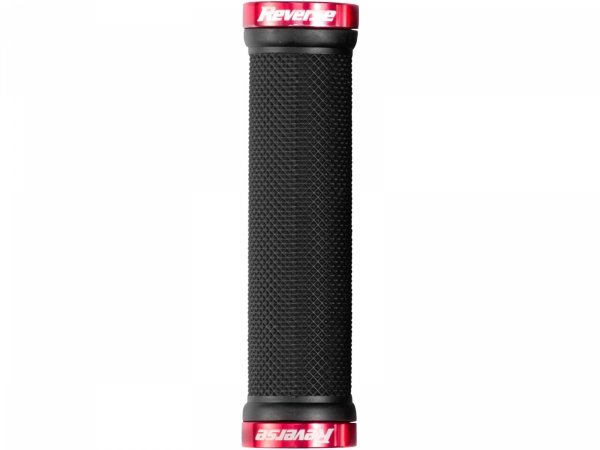 Chwyty rowerowe REVERSE Classic Lock-On 29 mm 130 mm czarno-czerwone