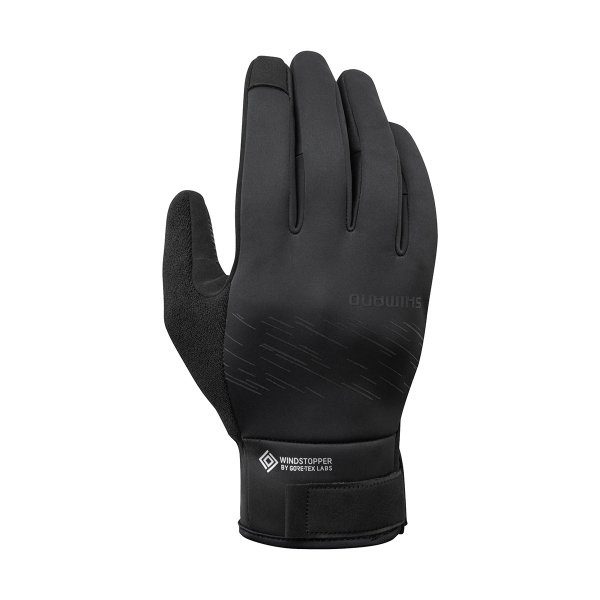 Rękawiczki Shimano WINDSTOPPER® Insulated — czarne, uniseks, L