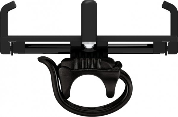 Lezyne CNC Phone Mount machined aluminum, spring-loaded cl non-slip padding Y19