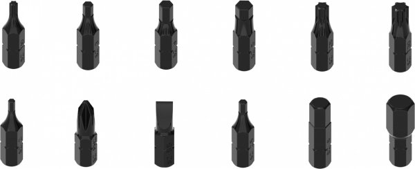 Zestaw narzędzi Lezyne T-Drive Tool Kit — uchwyt typu T + bity CrV + etui 