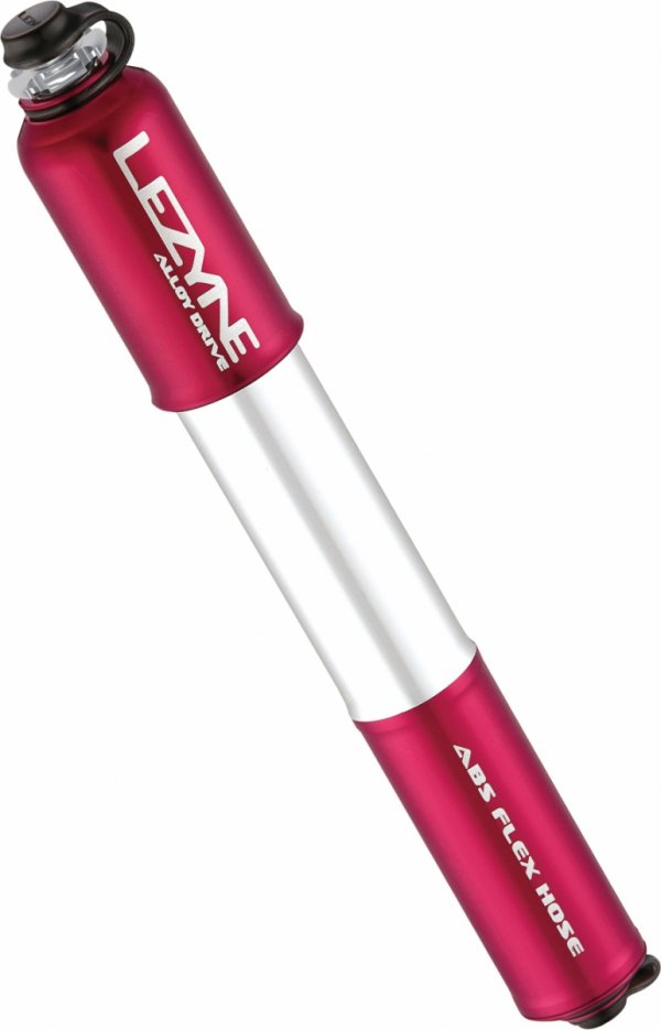 Pompka ręczna Lezyne CNC Alloy Drive Medium — czerwona, HV