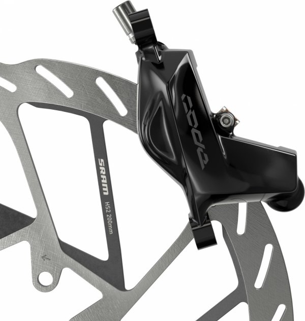 Hamulec SRAM Level Silver Stealth przód 950 mm 2 tłoczki czarny — bez tarczy i adaptera