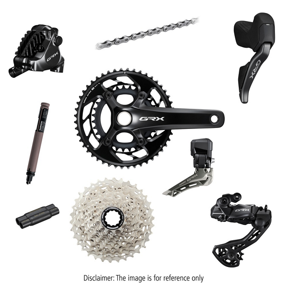 Grupa Shimano GRX 825 Di2 2x12 — 175 mm, 48/31T, 11-34T