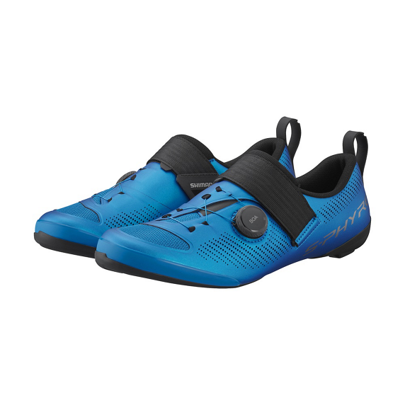 Buty triathlonowe Shimano S-PHYRE SH-TR903 — Blue, rozmiar 48 (SPD-SL)