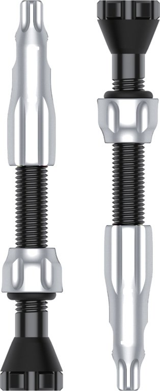 Wentyle tubeless Lezyne CNC TLR Valve — Presta 44 mm, srebrne
