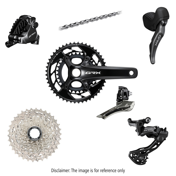 Grupa Shimano GRX 820 2x12 175 mm 48/31T 11-36T