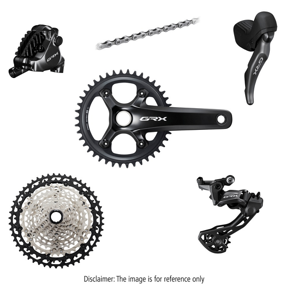 Grupa Shimano GRX 820 1x12 172,5 mm 42T 10-51T