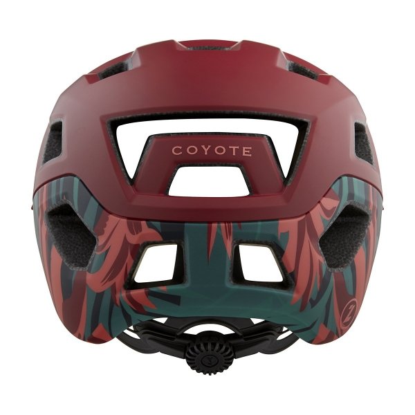 Kask Lazer Coyote Matte Red Rainforest roz.M