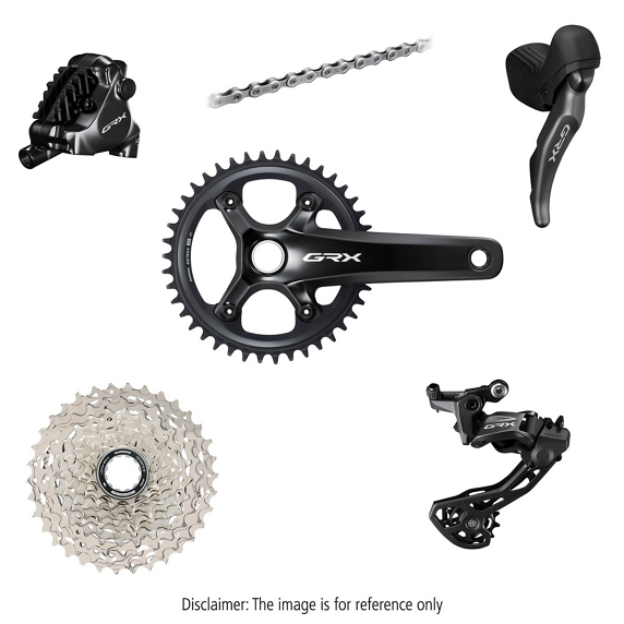 Grupa Shimano GRX 820 1x12 172,5 mm 40T 11-34T