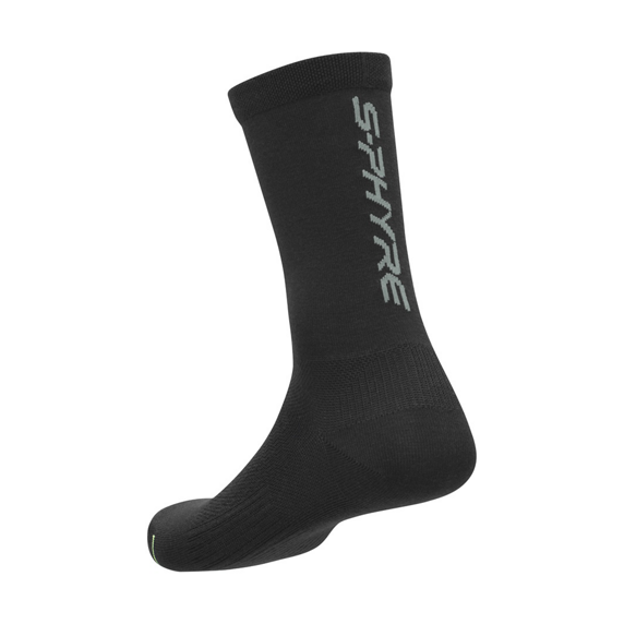 Skarpetki kolarskie Shimano S-PHYRE Merino — Black, rozmiar L–XL (45–48)