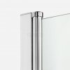 NEW TRENDY Drzwi prysznicowe wnękowe składane NEW SOLEO 120x195 cm D-0137A/D-0138