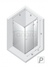 NEW TRENDY Kabina prysznicowa Avexa 120x120x200, pojedyncze drzwi szkło 6mm z powłoką ACTIVE SHIELD EXK-1513/EXK-1514