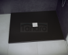 BESCO - Brodzik prysznicowy NOX BLACK ULTRASLIM  100X90X3
