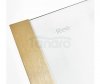 REA - Kabina Prysznicowa MONTANA Gold Brush / Złota Szczotkowana 130x90  /drzwi 130 + ścianka 90/