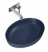 ELITA UMYWALKA RIKA 52x40 NABLATOWA, CERAMICZNA NAVY BLUE MATT 146050/RE040520087030