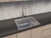Oltens Stalvask zlewozmywak stalowy 1-komorowy 54x44 cm stal polerowana 71101100