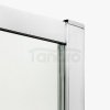 NEW TRENDY Kabina prysznicowa NEW CORRINA 1D prostokątna przyścienna U 100x90x195 szkło czyste 6mm Active Shield  K-0477
