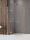 NEW TRENDY Kabina prysznicowa Avexa Gold Shine XR 80x110x200 , podwójne drzwi EXK-6813