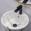 REA - Umywalka Ceramiczna Wolnostojąca BLANKA Marble Marmur Matt