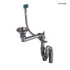 Oltens Stalvask zlewozmywak stalowy 1-komorowy 54x44 cm czarny 71101300