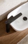 ARMATURA KRAKÓW KFA Bateria umywalkowa regulator R35 MALAGA BLACK 4522-825-81