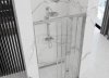 REA - Drzwi prysznicowe przesuwne ALEX Chrom  80cm