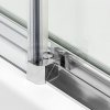 NEW TRENDY Drzwi prysznicowe przesuwne szkło 8mm PORTA 140x200 PL PRODUKCJA  EXK-1137/EXK-1138