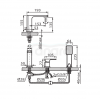 VEDO Bateria wannowa 3-otworowa MITO CROMO VBM3030/CH