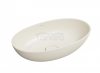 OMNIRES umywalka nablatowa, 60 x 35 cm SHELL M+ white sand mat (WS) SHELLUNWS