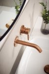 ARMATURA KRAKÓW KFA Bateria umywalkowa podtynkowa MOZA BRUSHED ROSE GOLD/MIEDŹ SZCZOTKOWANA 5039-810-34