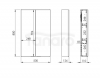ELITA SZAFKA WISZĄCA FOR ALL 50 2D (12,6) BLACK MATT 167732/RE140500067160