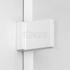 NEW TRENDY Kabina prysznicowa walk in Avexa White 100x200, jednoelementowa. Ze wzorem ramki. Grubość szkła 6mm  EXK-2995
