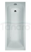 AQUAFORM - Wanna akrylowa prostokątna ARCLINE-2 biała 140x70x58 + stelaż  AQ.243-053100