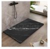 REA - Brodzik prysznicowy MAGNUM CARRARA BLACK 90x120