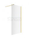 EXCELLENT Vidoq walk-in ścianka prysznicowa prosta 90x200 cm, powłoka Clean Control, złoty szczotkowany KAEX.1506.900.LP.GB
