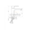 INVENA - Bateria umywalkowa NYKS  BU-28-001-S