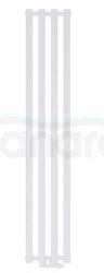AQUAFORM - Grzejnik łazienkowy ASAMI pionowy 1800X422 618W / przył. dolne 50MM biały  GRŁ-G/A-1800X422-B