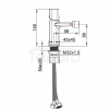 LAVEO Bateria bidetowa TORES czarna BVT_732D