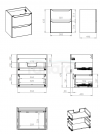 ELITA SZAFKA HELO 60 2S WHITE HG PDW RE010600208060