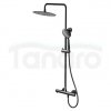 CERSANIT - Kolumna natryskowa ZEN by Cersanit czarny gun metal z baterią termostatyczną  S951-784