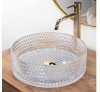 REA - Umywalka nablatowa CRISTAL Transparent